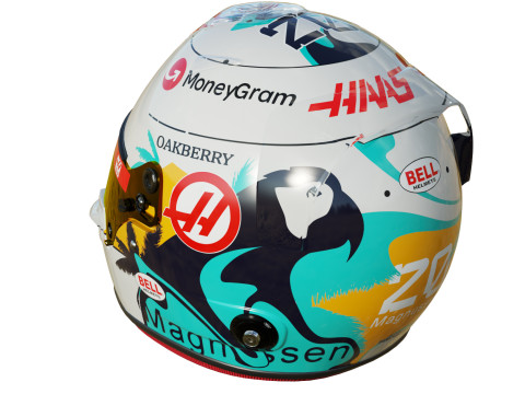 F1 Haas Helmets 2024 3D Model