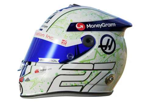 F1 Haas Helmets 2024 3D Model
