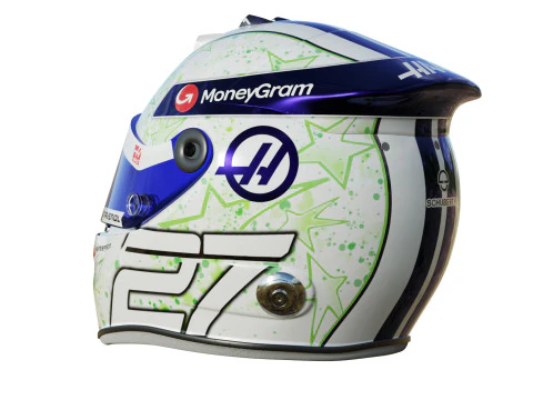 F1 Haas Helmets 2024 3D Model