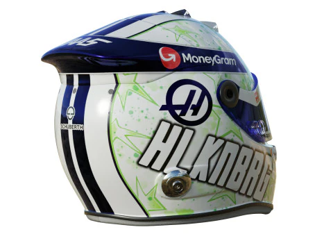 F1 Haas Helmets 2024 3D Model