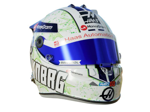 F1 Haas Helmets 2024 3D Model