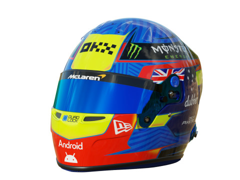 F1 McLaren Helmets 2024 3D मॉडल