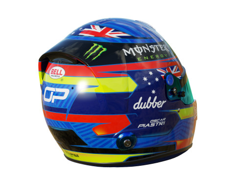F1 McLaren Helmets 2024 3D मॉडल