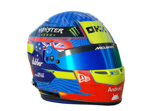 F1 McLaren Helmets 2024 3D मॉडल