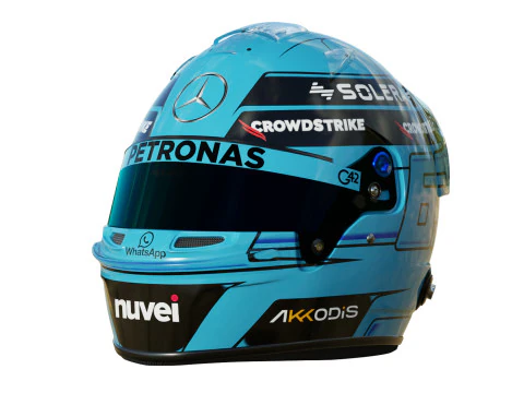 F1 George Russel Helmet 2024 3D Model