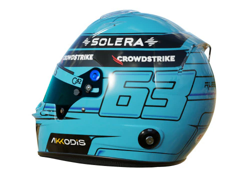 F1 George Russel Helmet 2024 3D Model