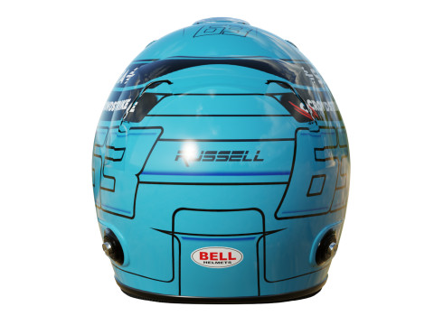 F1 George Russel Helmet 2024 3D-Modell