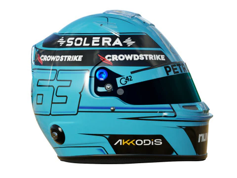 F1 George Russel Helmet 2024 3D Model