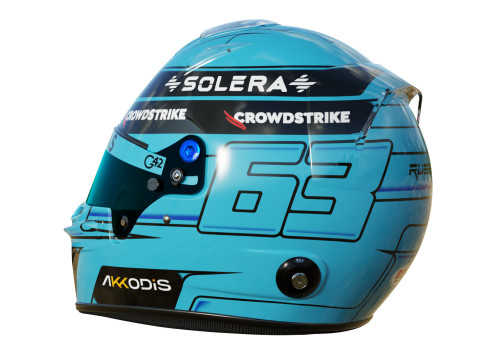 F1 Mercedes Helmets 2024 3Dモデル