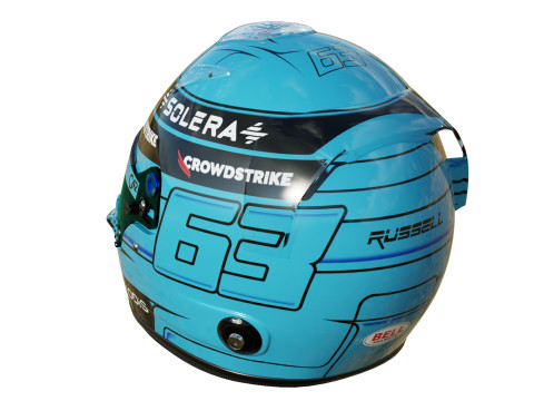 F1 Mercedes Helmets 2024 3Dモデル