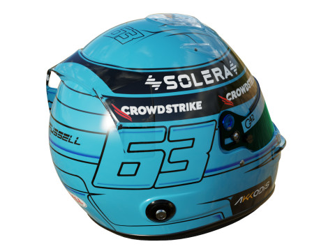 F1 Mercedes Helmets 2024 3Dモデル