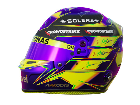 F1 Mercedes Helmets 2024 3Dモデル