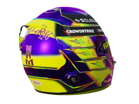F1 Mercedes Helmets 2024 3Dモデル