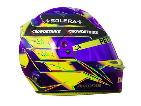 F1 Mercedes Helmets 2024 3Dモデル