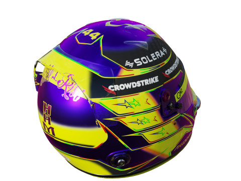 F1 Mercedes Helmets 2024 3Dモデル