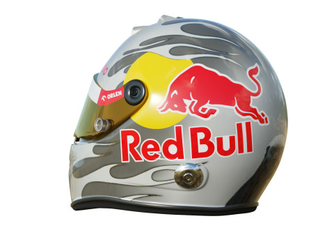 F1 Daniel Riccardo Helmet 2024 Modelo 3D