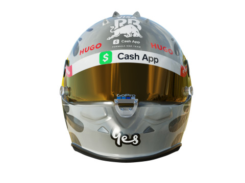 F1 Daniel Riccardo Helmet 2024 Modelo 3D
