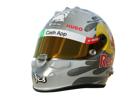 F1 Racing Bulls Helmets 2024 Modèle 3D