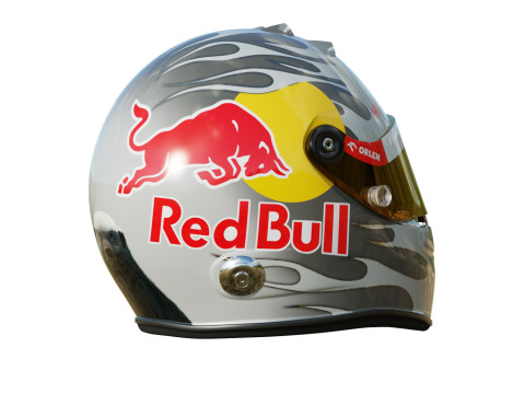 F1 Racing Bulls Helmets 2024 Modèle 3D