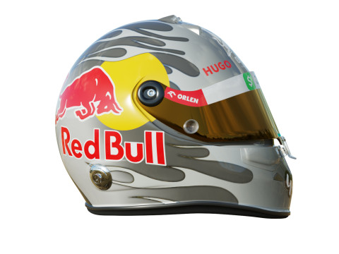 F1 Racing Bulls Helmets 2024 Modèle 3D