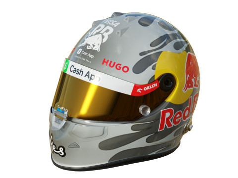 F1 Racing Bulls Helmets 2024 Modèle 3D