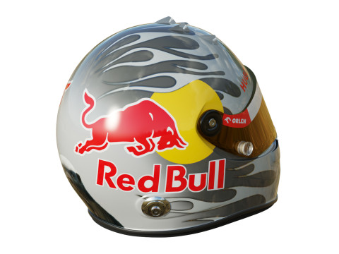 F1 Racing Bulls Helmets 2024 Modèle 3D