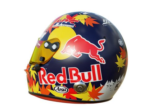 F1 Racing Bulls Helmets 2024 Modèle 3D