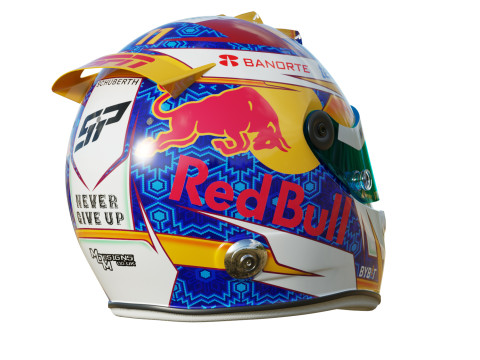 F1 Checo Peres Helmet 2024 3Dモデル