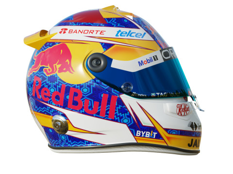 F1 Checo Peres Helmet 2024 3Dモデル