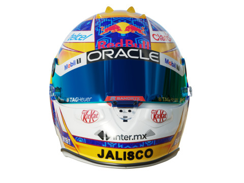 F1 Checo Peres Helmet 2024 3Dモデル