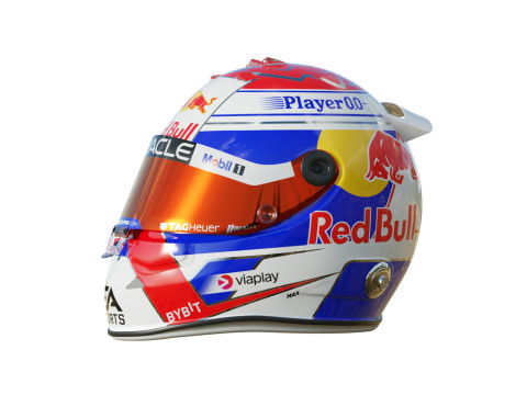 F1 Verstappen Helmet 2024 3D 模型