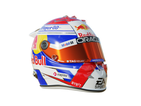 F1 Verstappen Helmet 2024 3D 模型