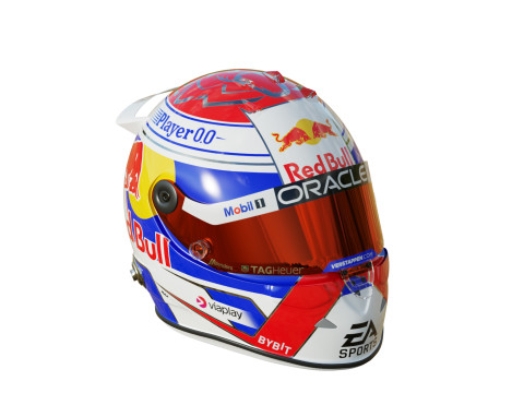 F1 Verstappen Helmet 2024 3D 模型