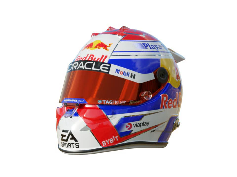 F1 Red-Bull Helmets 2024 3D Model
