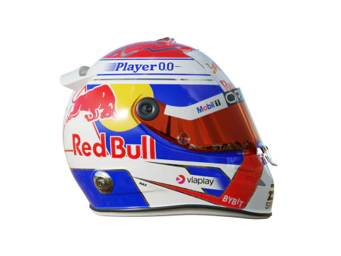 F1 Red-Bull Helmets 2024 3D Model