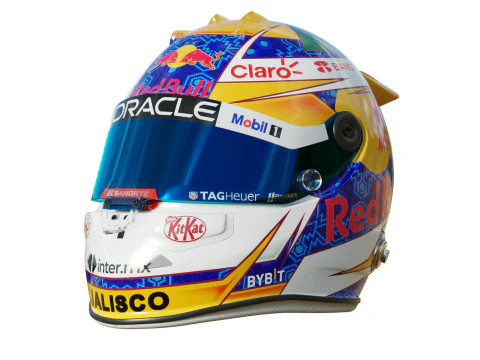 F1 Red-Bull Helmets 2024 3D Model