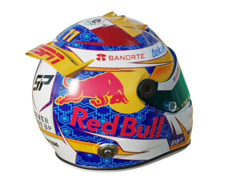 F1 Red-Bull Helmets 2024 3D Model