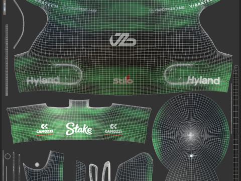 F1 Valtteri Bottas Helmet 2024 3D 模型