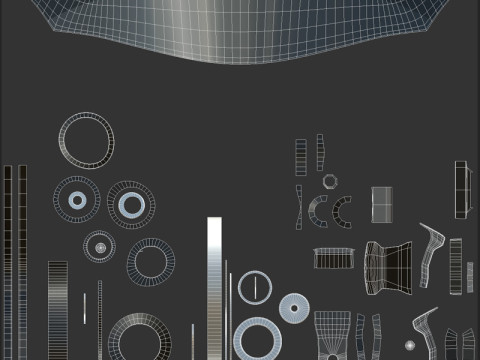 F1 Valtteri Bottas Helmet 2024 3D 模型