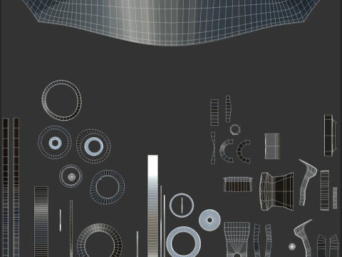 F1 Valtteri Bottas Helmet 2024 3D Model
