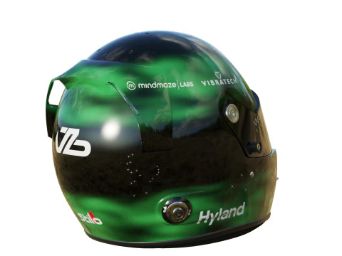F1 Valtteri Bottas Helmet 2024 3D Model