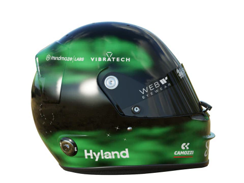 F1 Valtteri Bottas Helmet 2024 3D Model