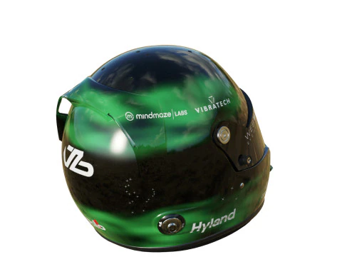 F1 Valtteri Bottas Helmet 2024 3D Model