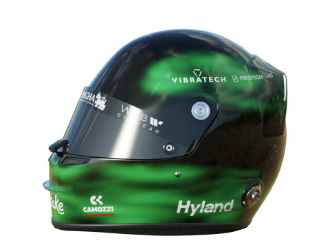 F1 Stake Sauber Helmets 2024 3D Model
