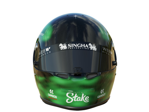F1 Stake Sauber Helmets 2024 3D Model
