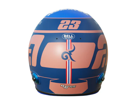 F1 Alex Albon Helmet 2024 3D Model