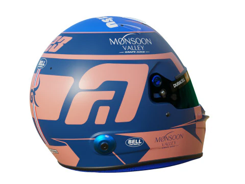 F1 Alex Albon Helmet 2024 3D Model