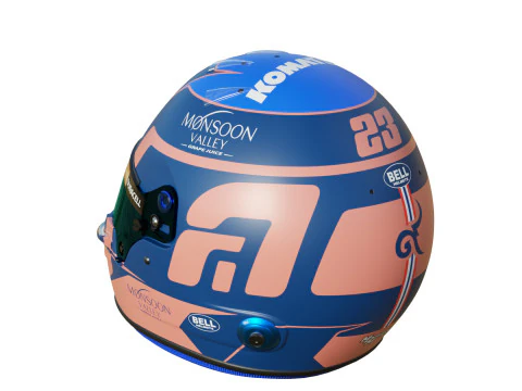 F1 Alex Albon Helmet 2024 3D Model