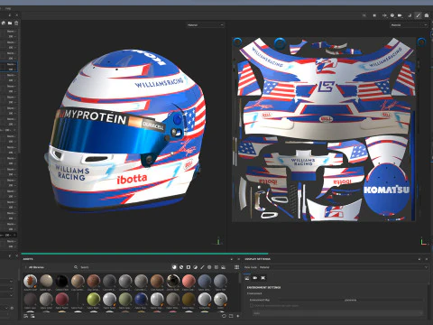 F1 Logan Sergeant Helmet 2024 3D Model