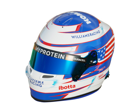 F1 Williams Helmets 2024 3D-Modell